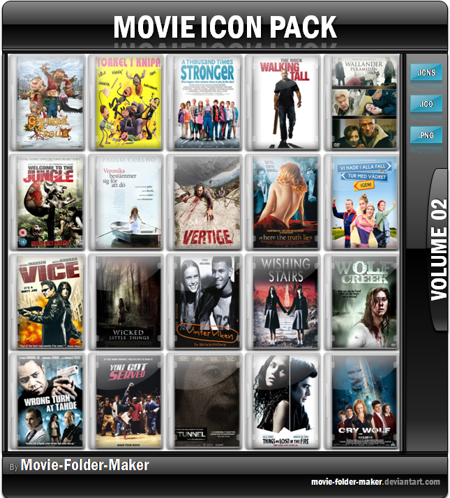 645x714 Movie Icon Pack