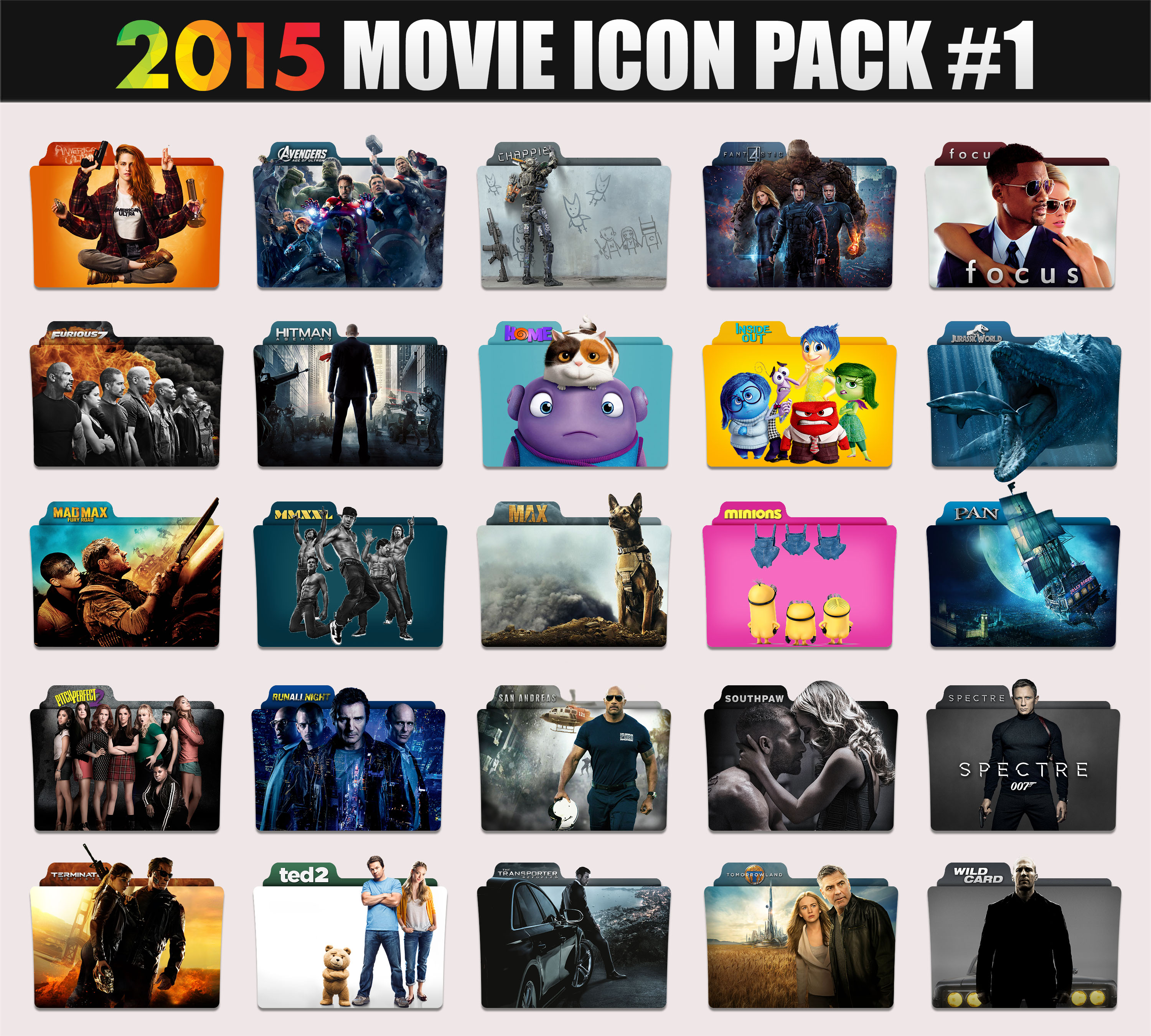 Movie Folder Icon Pack 3000x2700 Movie Folder Icon Pack