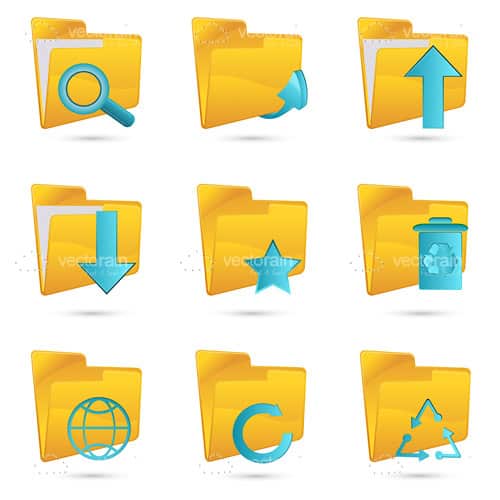 Modern Folder Icon Pack 500x500 Modern Folder Icon Pack