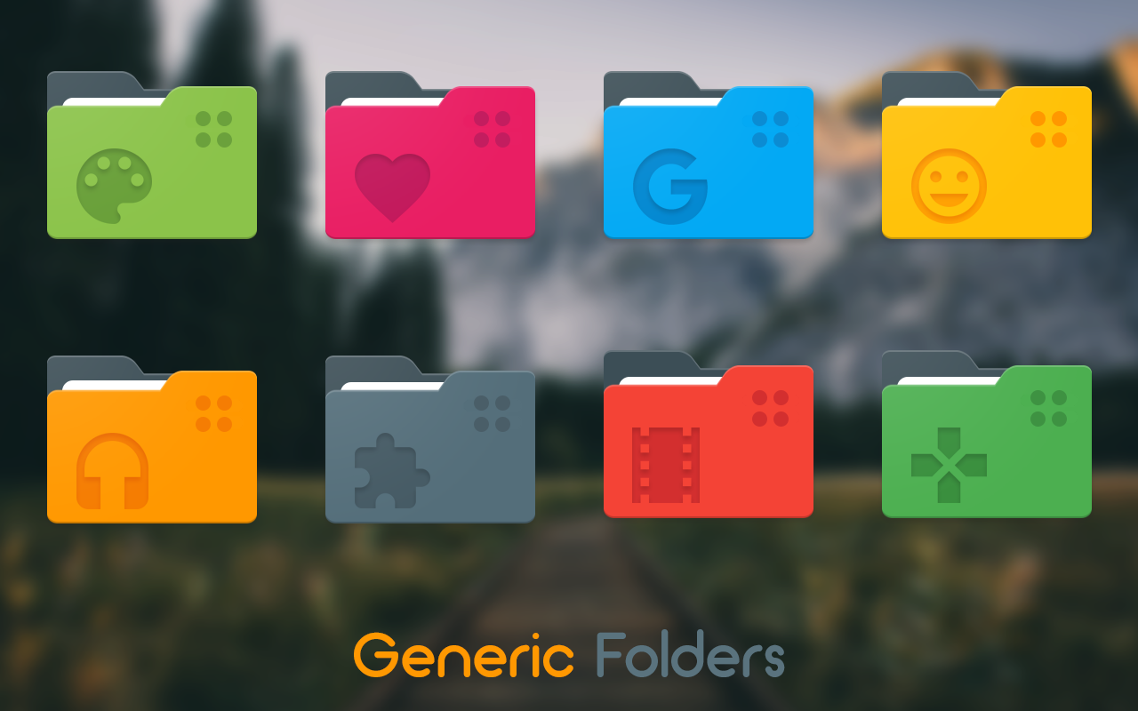 folder color icon pack