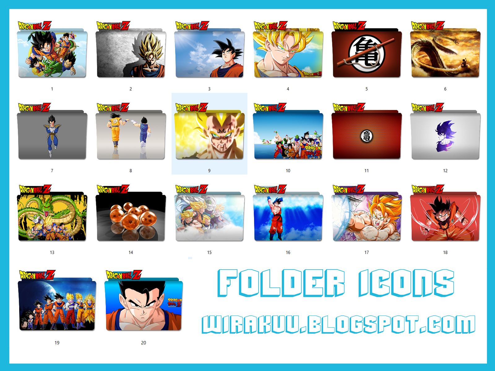 1600x1200 Folder Icons Anime Dragon Ball Z