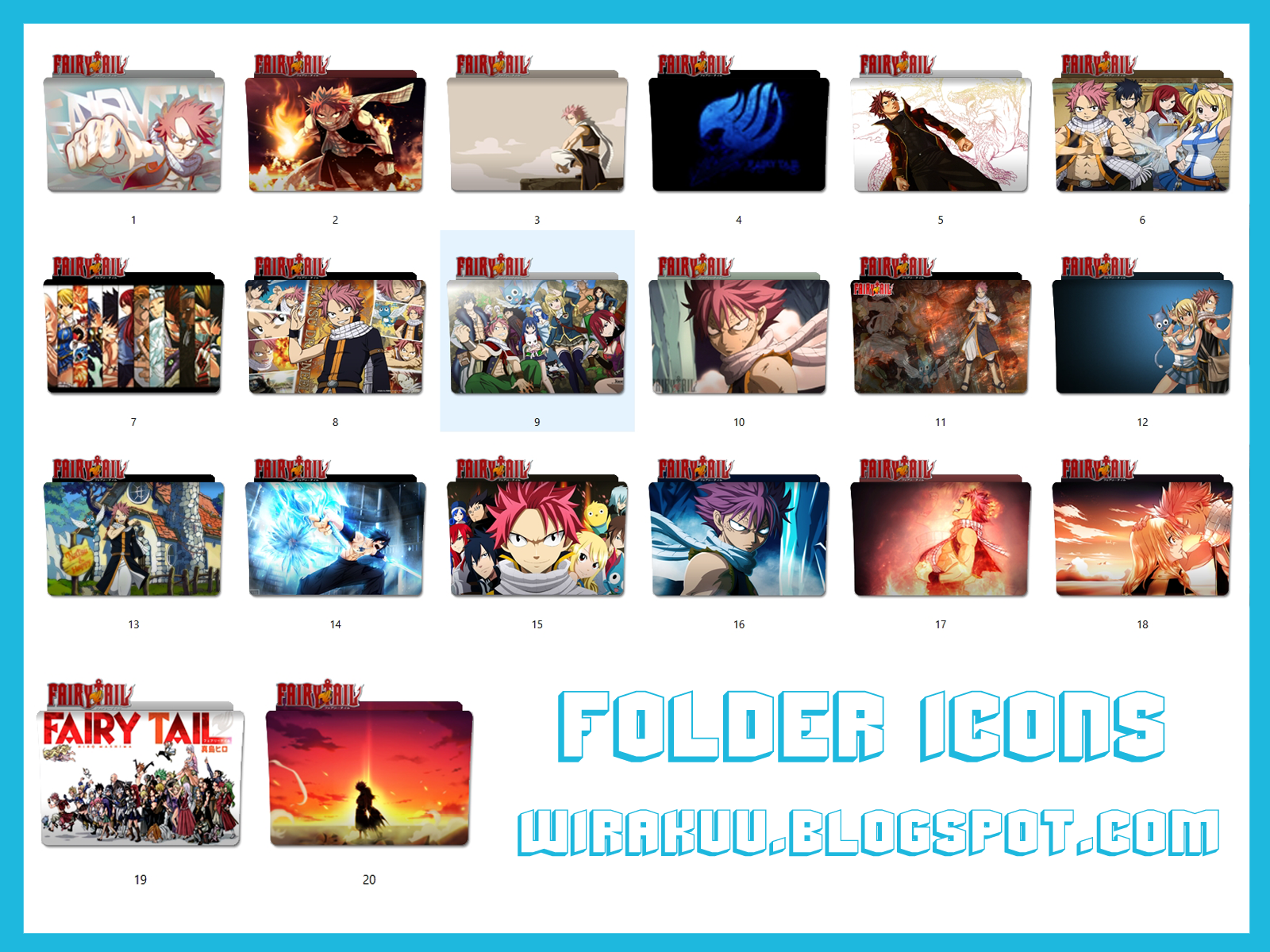 1600x1200 Folder Icons Anime Fairy Tail