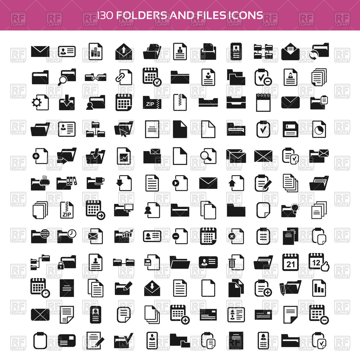 1200x1200 System, Folders And Organizer Icon Set