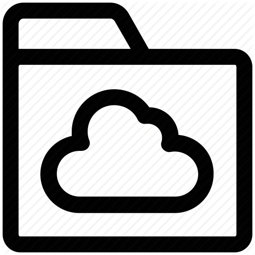 512x512 Cloud, Directory, Files, Folder, Sharing Icon