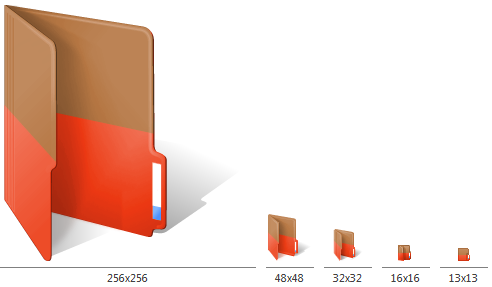 Two Color Folder Icons 492x287 Two Color Folder Icons