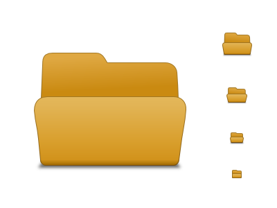Echo Perspective New Folder Open Icon Set 400x300 Echo Perspective New Folder Open Icon Set