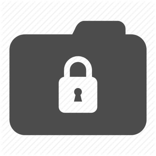 Folder With Lock Icon