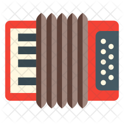 256x256 Folk Music Icon Of Flat Style
