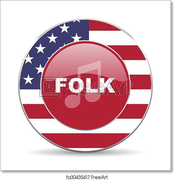 561x581 Free Art Print Of Folk Music Icon Freeart