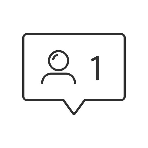 512x512 Follow, Instagram, Notifications, User Icon