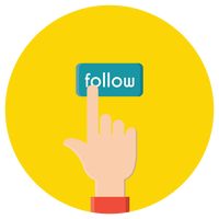 200x200 Icon Icons Symbol Symbols Sign Signs Follow Follows Following Add