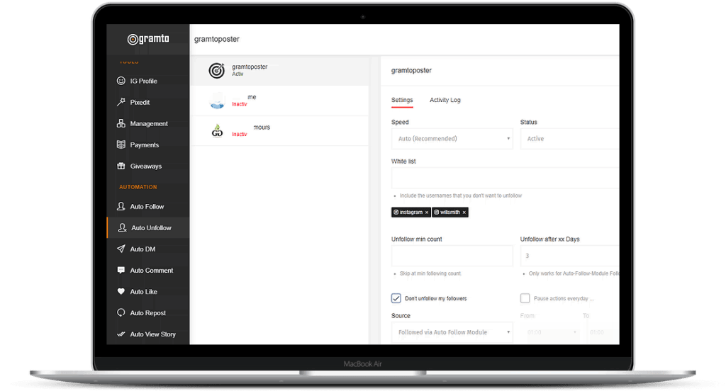 1024x552 Gramto Free Instagram Automation All In One Tools