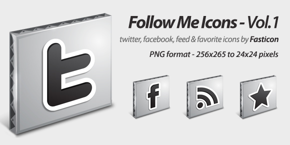 580x290 Follow Me Icons