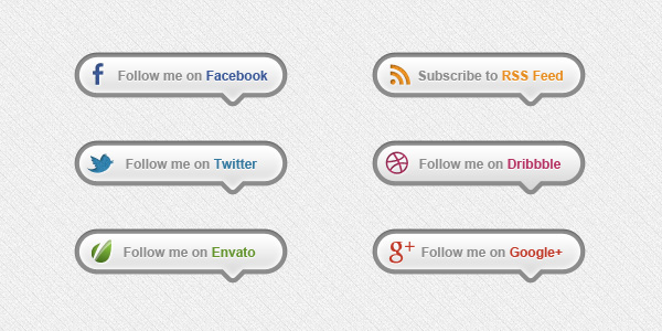 600x300 Free Follow Me Bubble Shaped Buttons