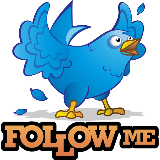 512x512 Twettgeon Follow Me Icon