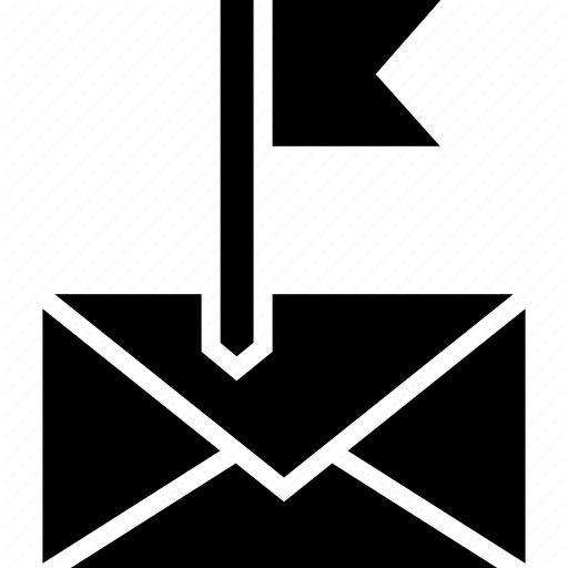 512x512 Email, Flag, Follow, Mail, Up Icon