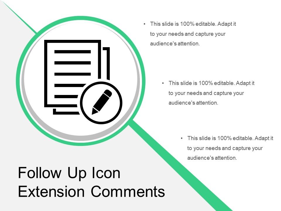 960x720 Follow Up Icon Extension Comments Powerpoint Templates Designs