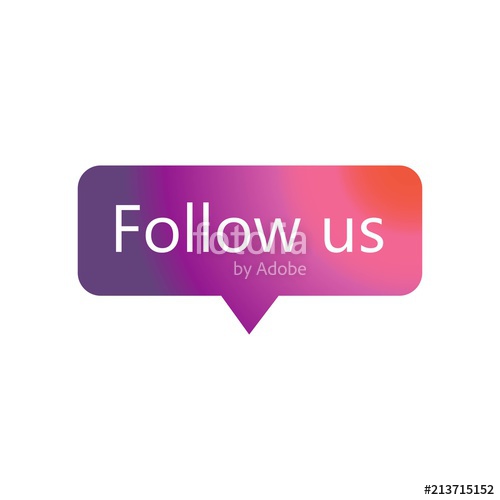 500x500 Follow Us Icon Vector Icon Simple Element Illustration Follow Us