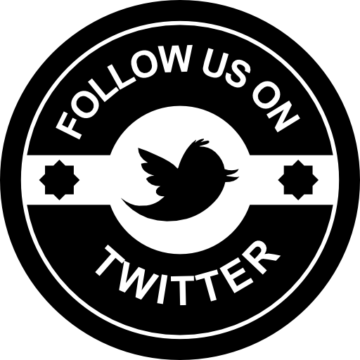 512x512 Follow Us On Twitter Retro Badge Icons Free Download