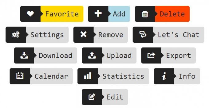 680x352 Download Button With Icon Font Awesome