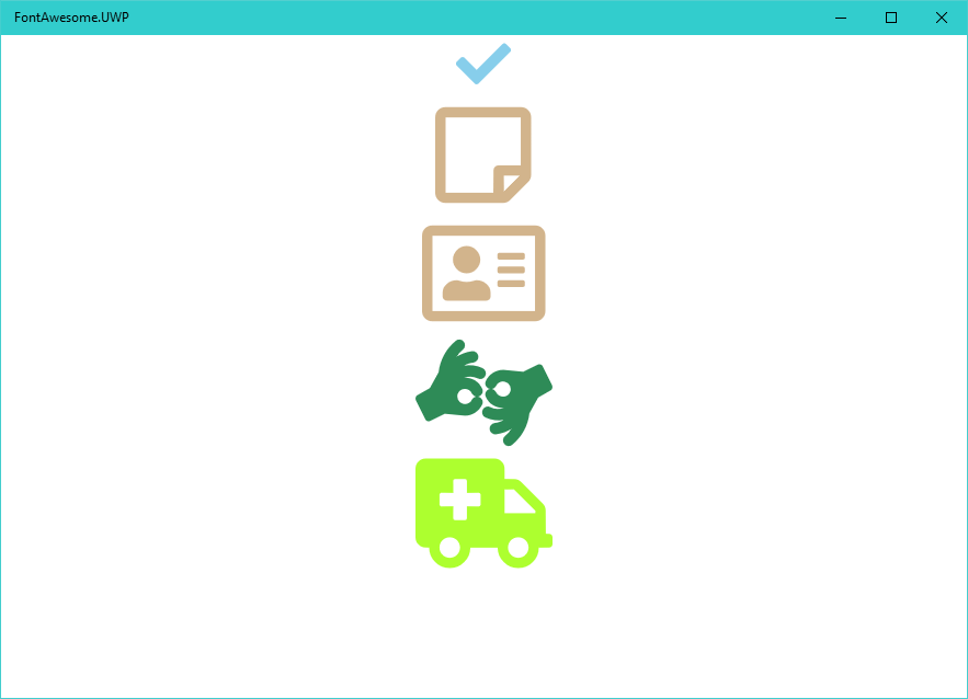 883x638 Icons With Font Awesome In Xamarin Forms