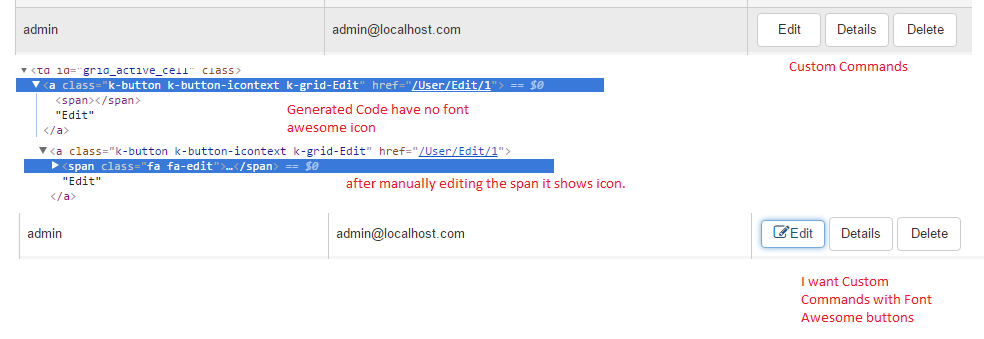 984x339 Kendo Mvc Grid Custom Command Font Awesome Icon Using Helper