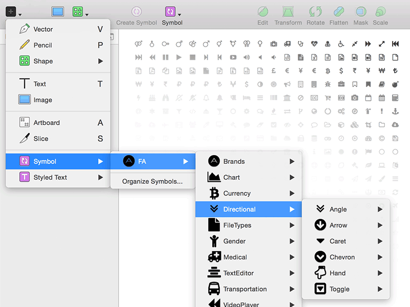 800x600 Font Awesome Sketch Symbols Sketch Freebie