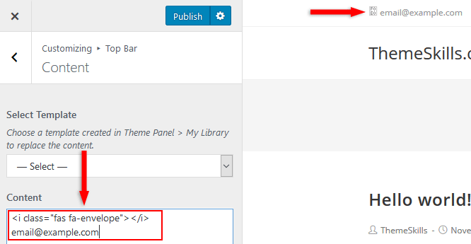 666x345 Ways To Add Font Awesome Icons To Oceanwp's Top Bar