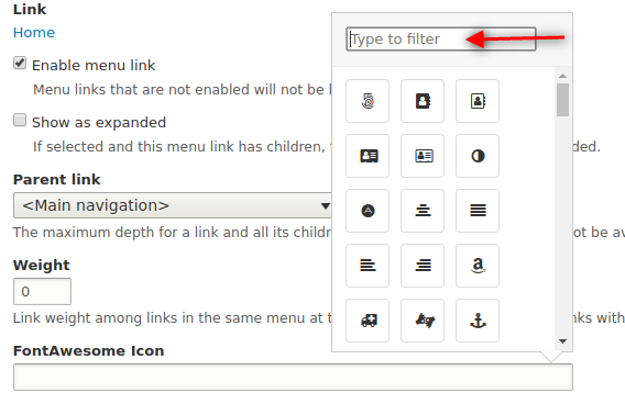 568x368 Add Font Awesome Icons To Your Drupal Menus