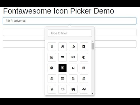 480x360 Integrate Simple Fontawesome Icon Picker Using Fontawesome