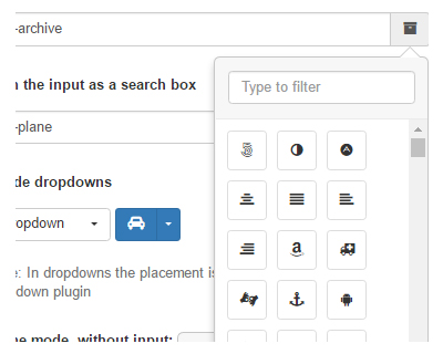 400x320 Font Awesome Icon Picker Plugin For Bootstrap