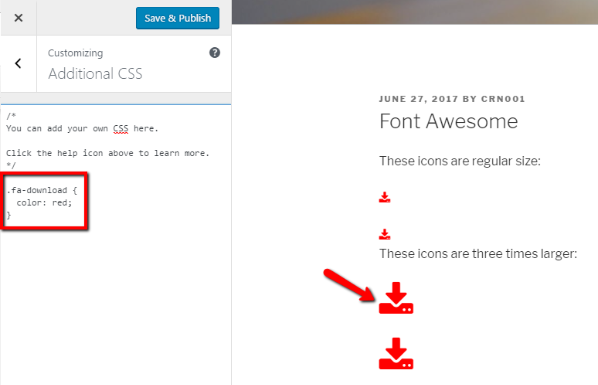 How To Add Font Awesome Icons To Wordpress 598x385 How To Add Font Awesome Icons To Wordpress