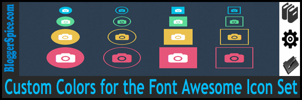 Custom Colors For The Font Awesome Icon Set 600x200 Custom Colors For The Font Awesome Icon Set