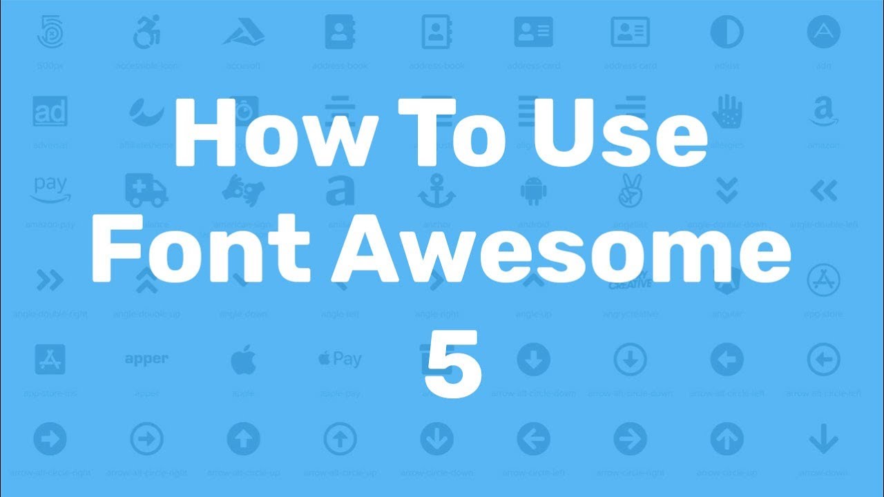 1280x720 How To Download And Use Font Awesome Icons Tutorial Html,css
