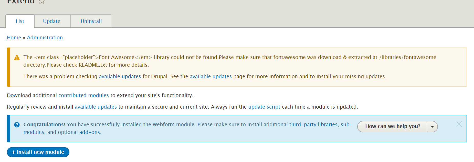 Font Awesome Icon Library
