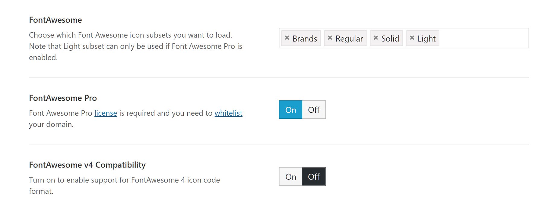 1850x697 Font Awesome Pro Integration
