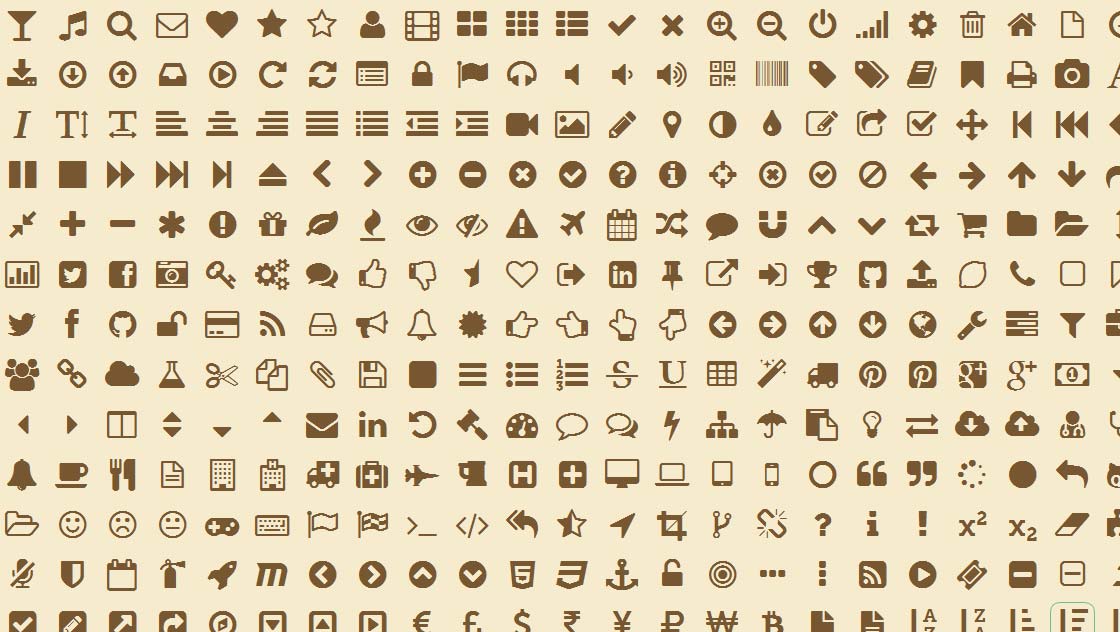 Font Awesome Icon Library at Collection of Font