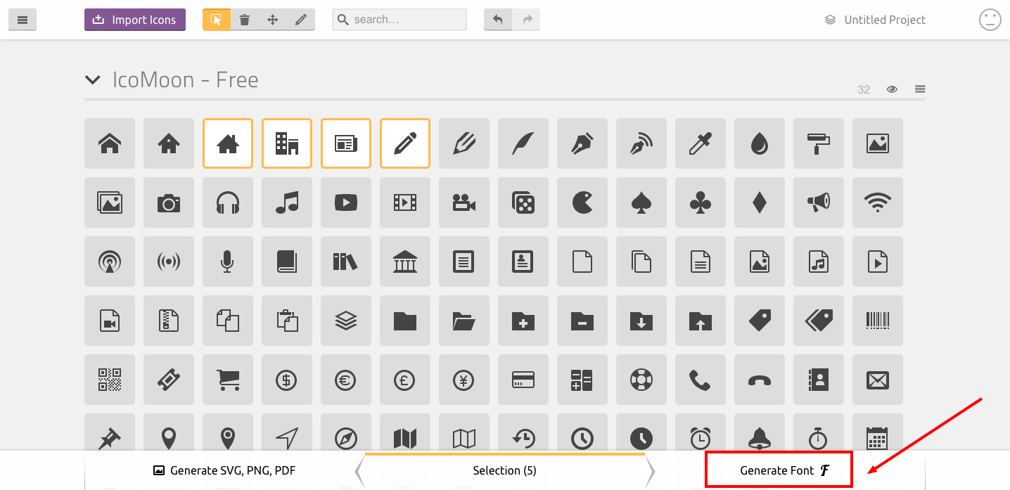 1436x697 How To Use The Icon Font Manager Vamtam Icons And Add New Icons