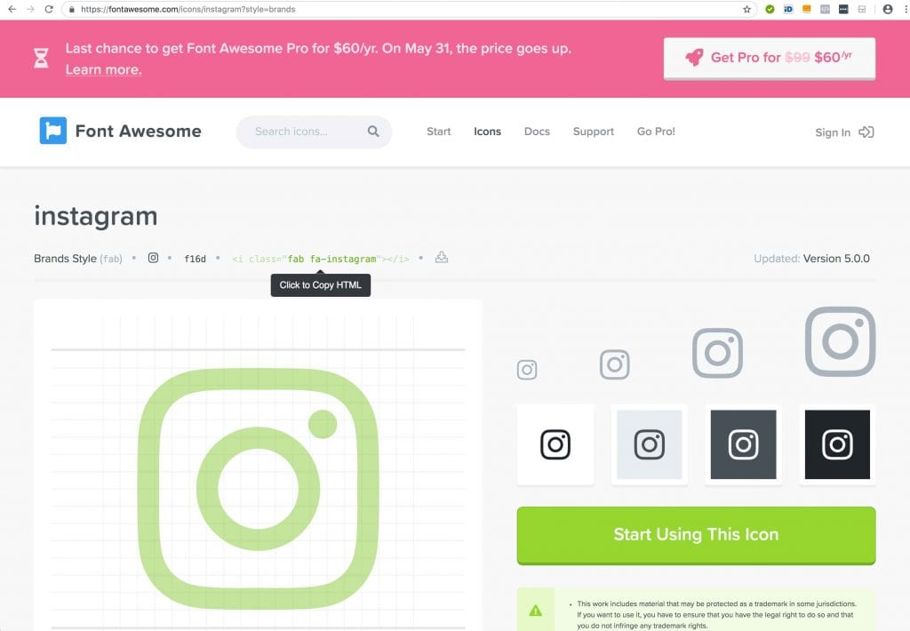 Font Awesome Instagram Icon at Vectorified.com | Collection of Font ...