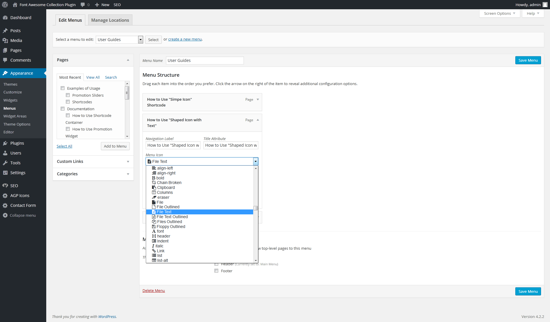 1903x1113 Agp Font Awesome Collection Wordpress Plugin