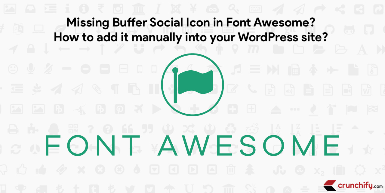 1280x642 Missing Buffer Social Icon In Font Awesome How To Add It Manually