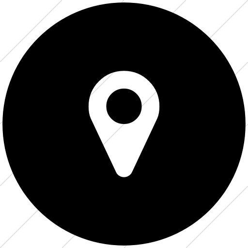 512x512 Iconsetc Flat Circle White On Black Bootstrap Font Awesome Map