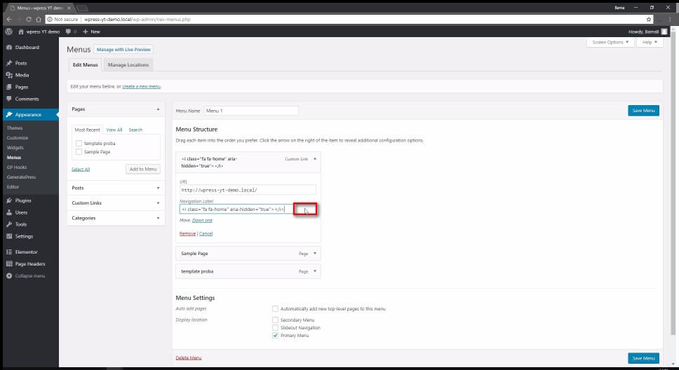 968x528 How To Change A Generatepress Menu Item Into An Icon