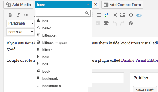 549x319 Use Fontawesome Icons In Wordpress Visual Editor Without Disappearing