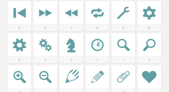 Font Awesome Settings Icon
