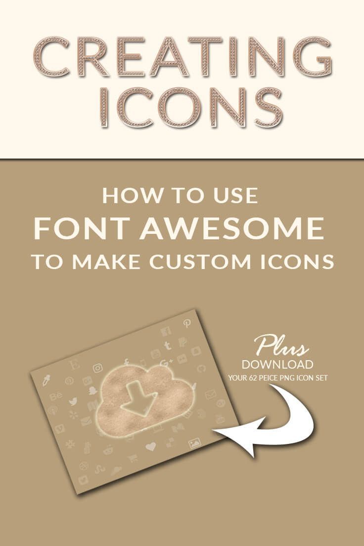 736x1102 How To Use Font Awesome With Prettywebz To Create Custom Icons
