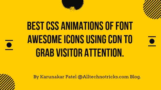 560x315 Animate All Font Awesome Icons With Pure Css To Get Visitors