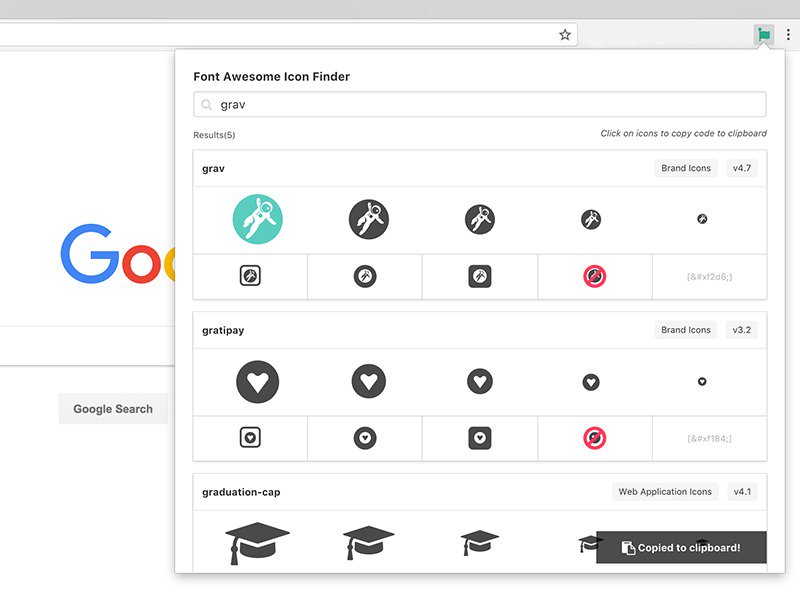 800x600 Font Awesome Icon Finder Chrome Web Store