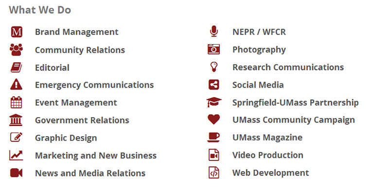 800x395 Iconography Brand Guide Umass Amherst