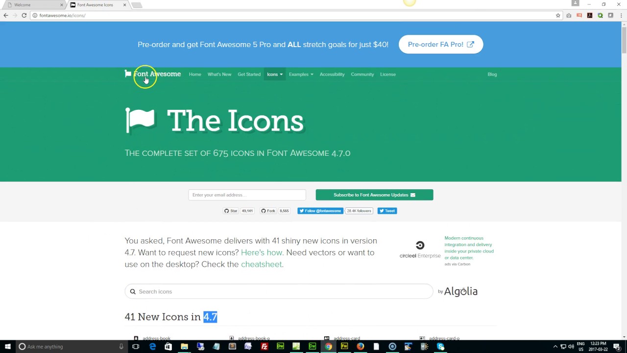 1280x720 Rasa Dreamweaver Tutorials Social Icons And Fontawesome